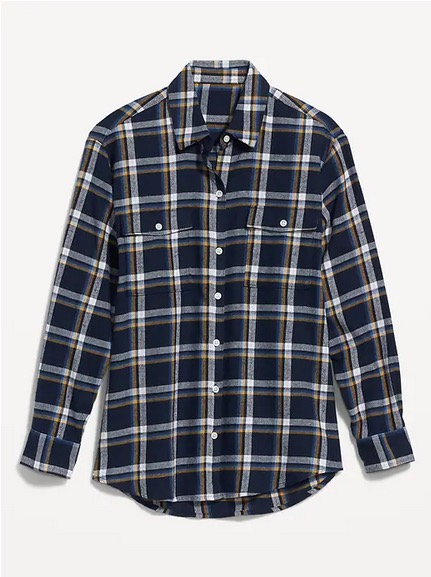 Blue flannel shirt
