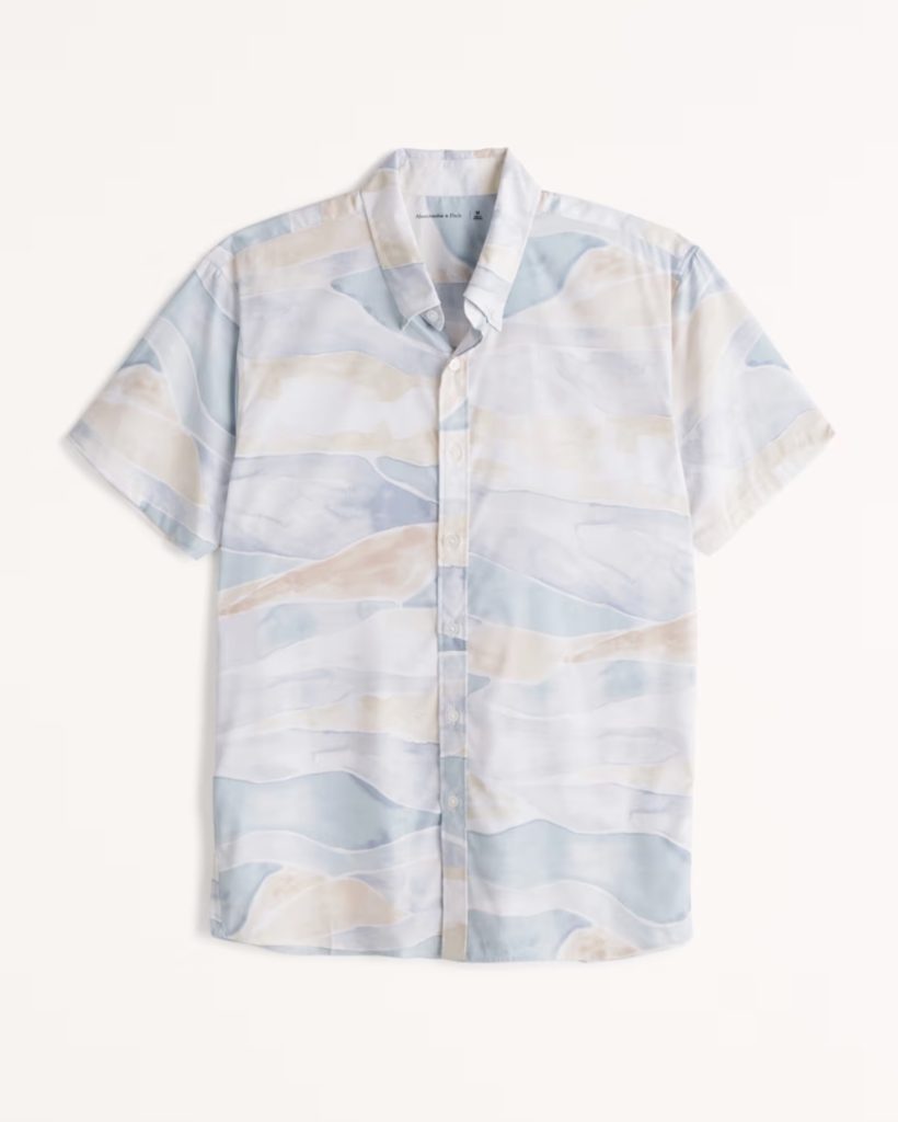 Blue pattern shirt