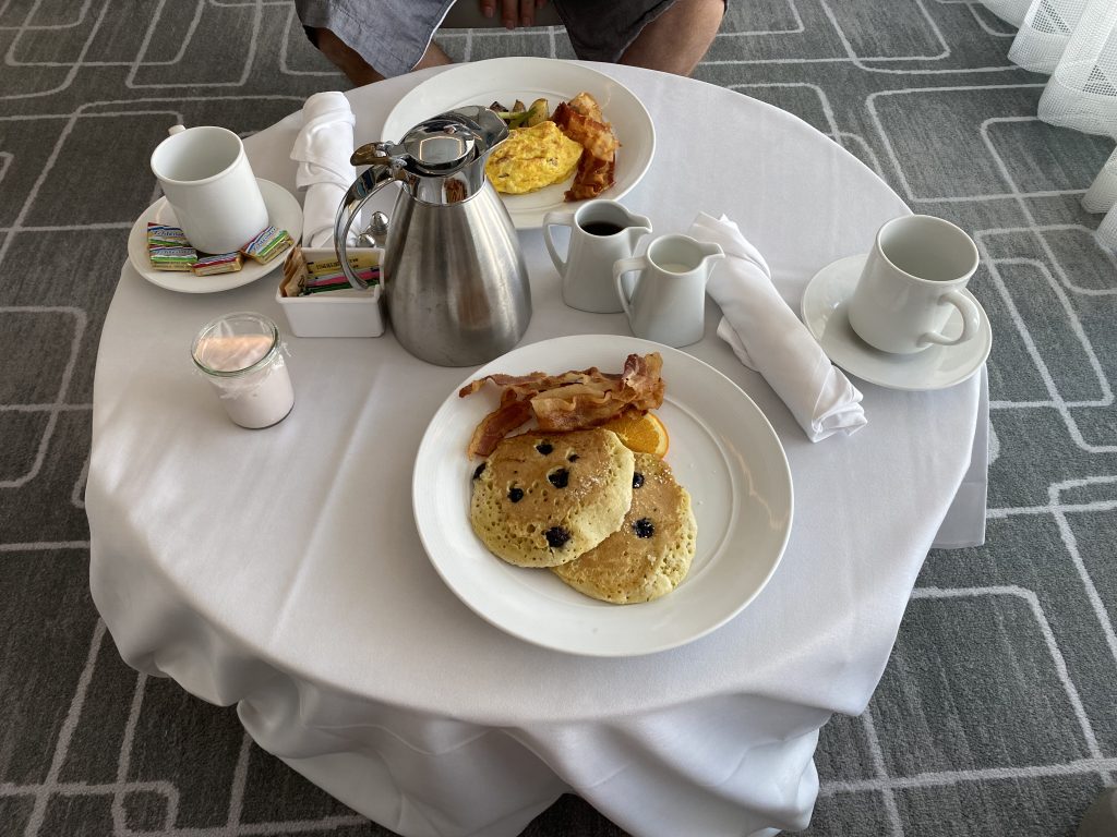 First room service in suite