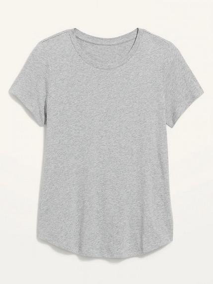 Gray short tee