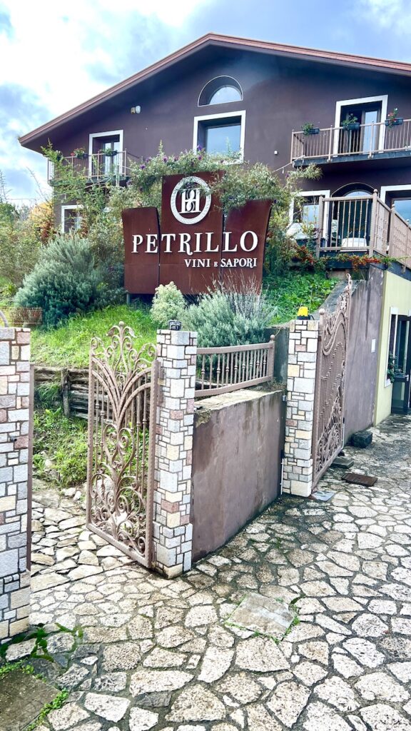 Naples winery entrance