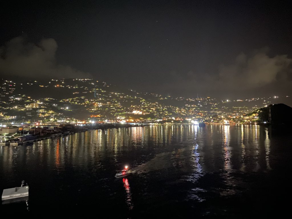Night in Charlotte Amalie