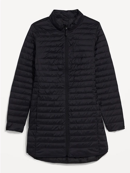 Quilted tunic jacket