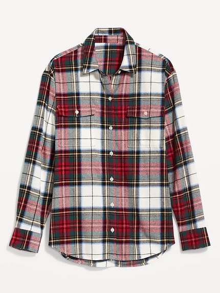 Red flannel shirt