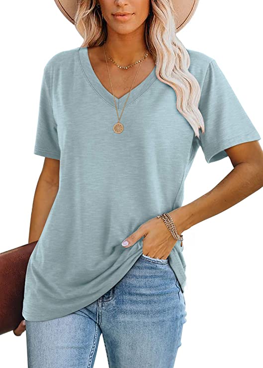 Soft blue tee