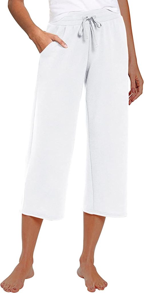White capri pants