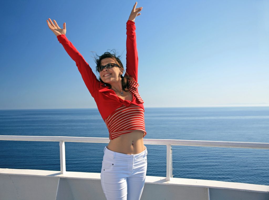 Pinterest Pin for the post Top 10 Helpful Solo Cruising Tips.