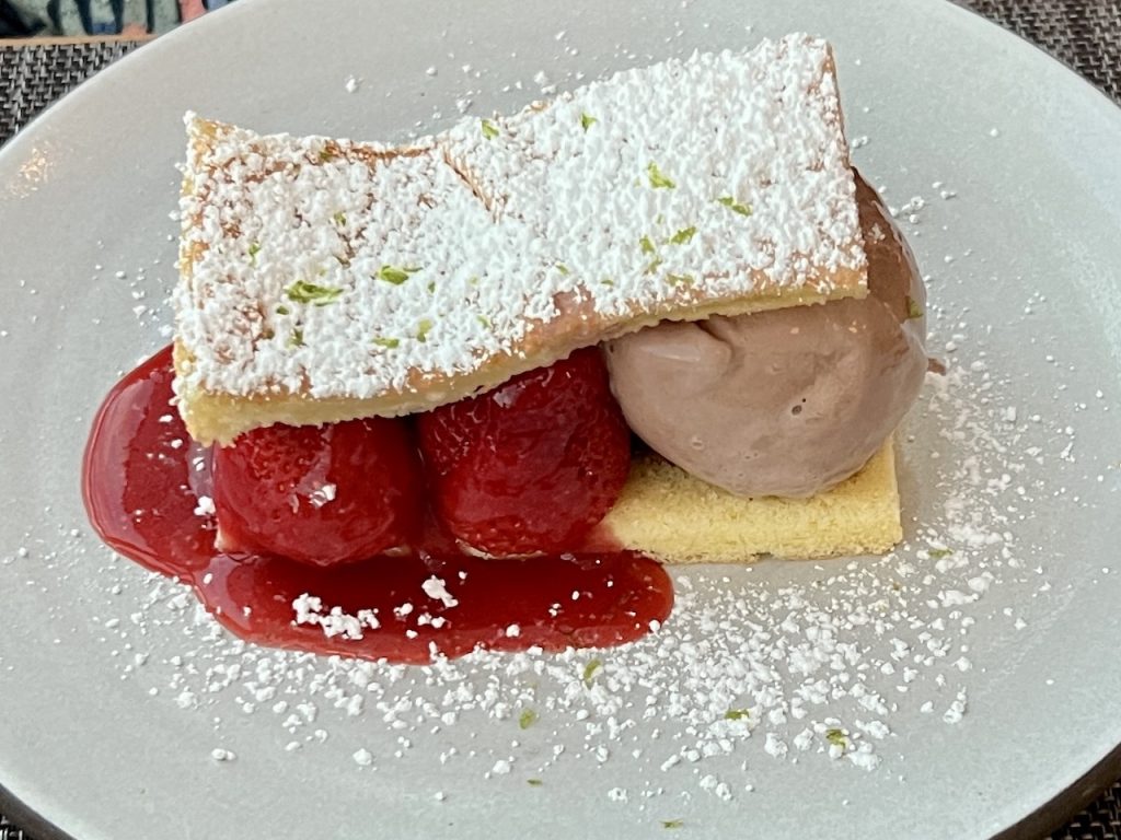 Dessert at Eden