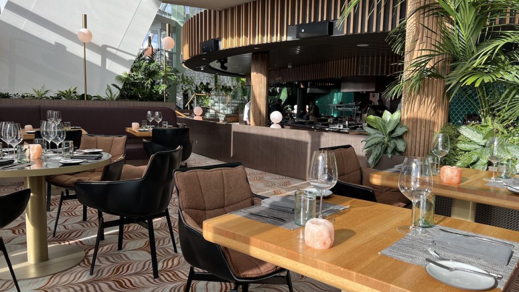 Celebrity's Eden restaurant