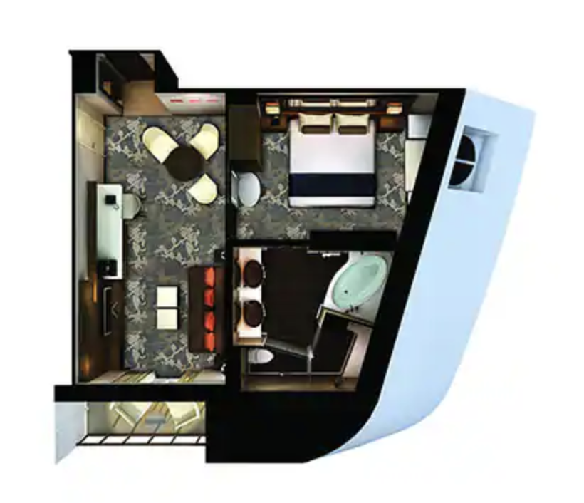 Haven Forward Facing Penthouse floor plan