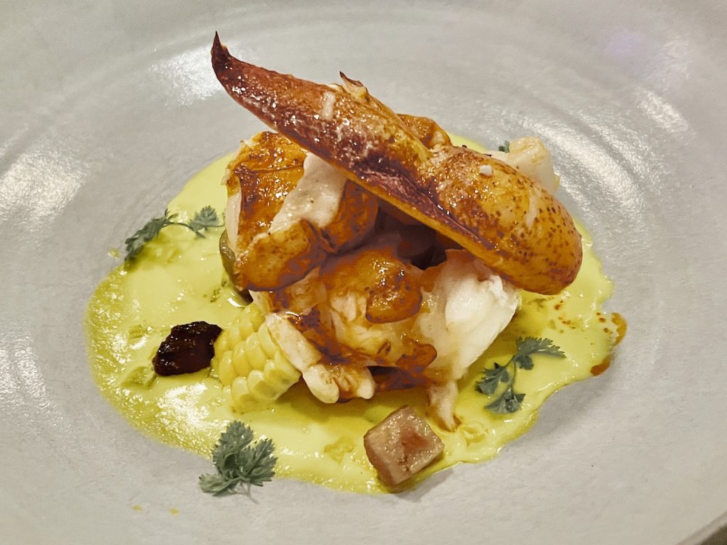 Lobster casserole at Eden 2