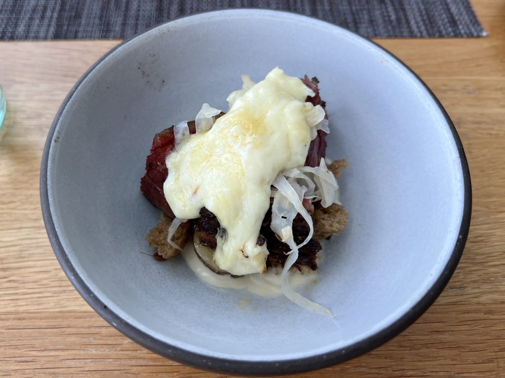 Reuben raclette at Eden 1