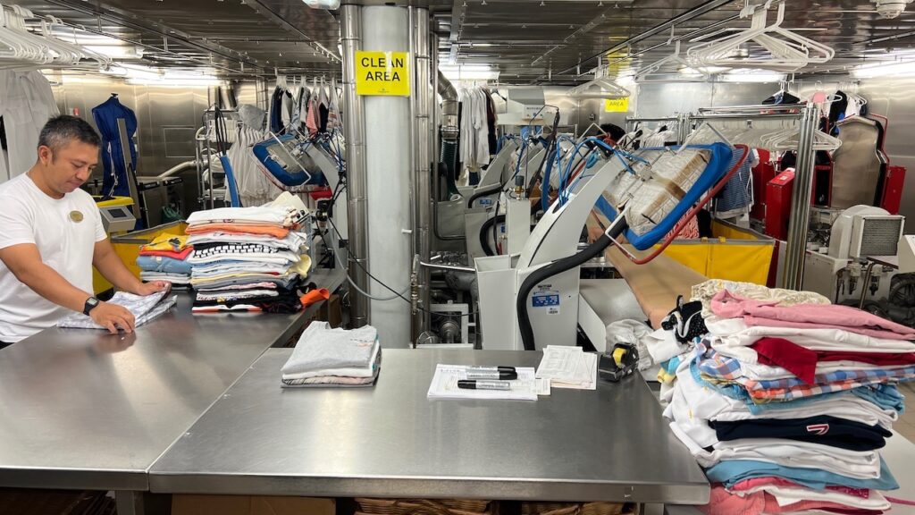 BTS Joy Laundry Passenger laundry being folded