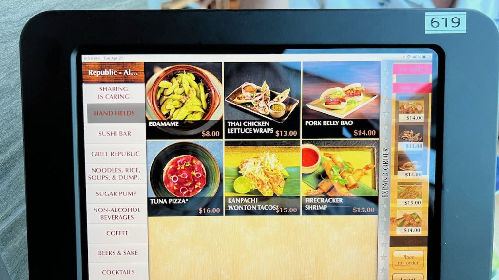 Food Republic Hand Helds menu