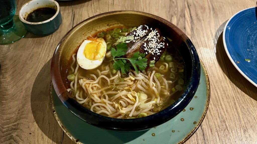 Food Republic Ramen with BBQ Pork Belly
