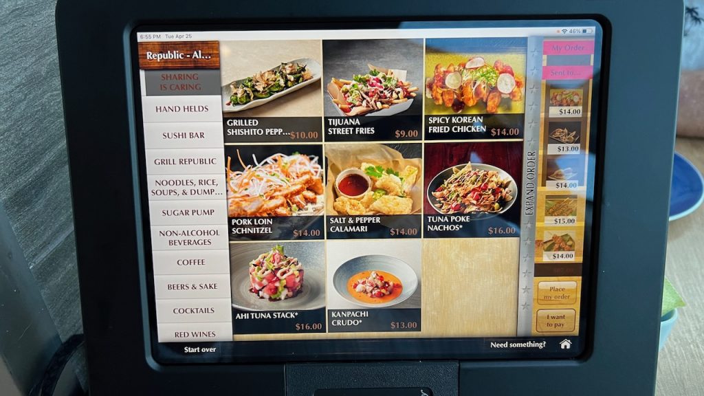 Food Republic Sharing menu