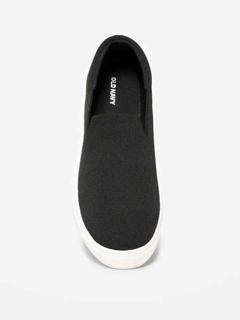Old Navy Black Knit Sneakers