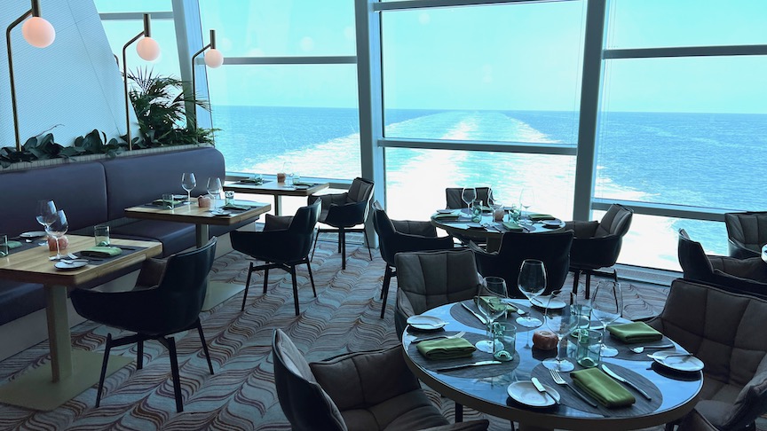 Celebrity's Eden restaurant