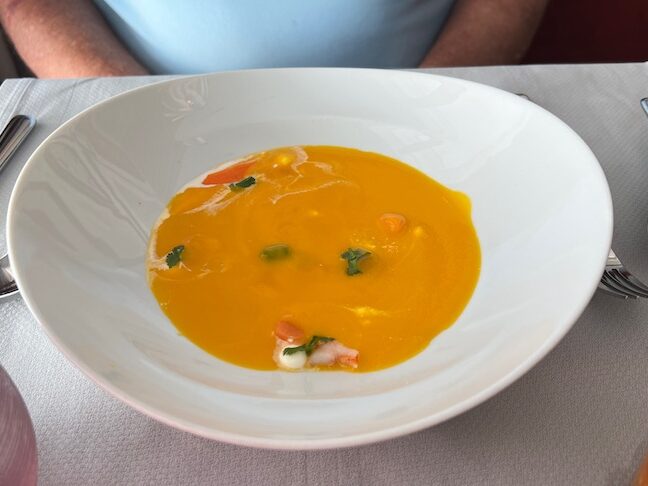 Chilled carrot and ginger veloute edited