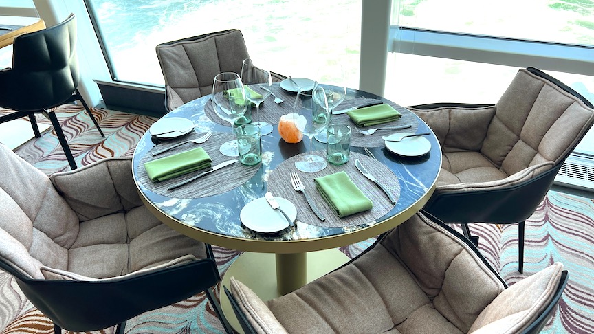 Celebrity's Eden restaurant