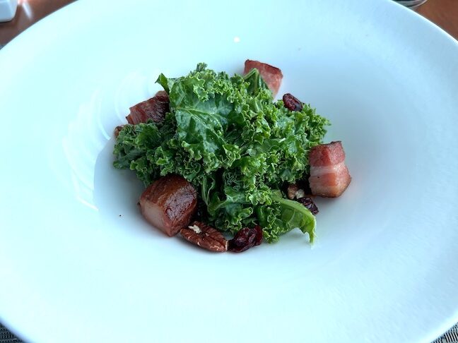 Fine Cut Kale Applewood Bacon salad edited