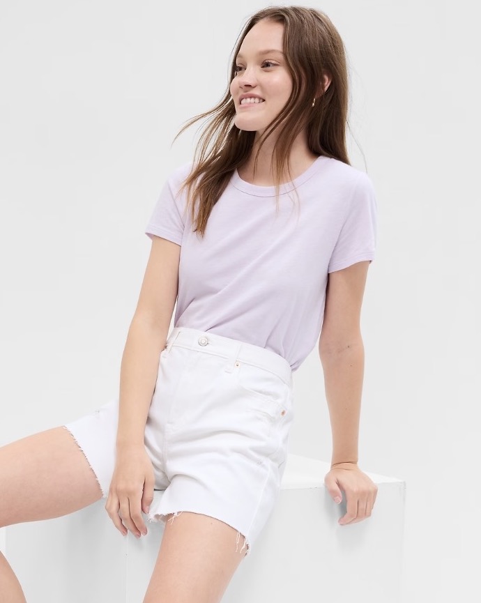 Gap T shirt lavender 1