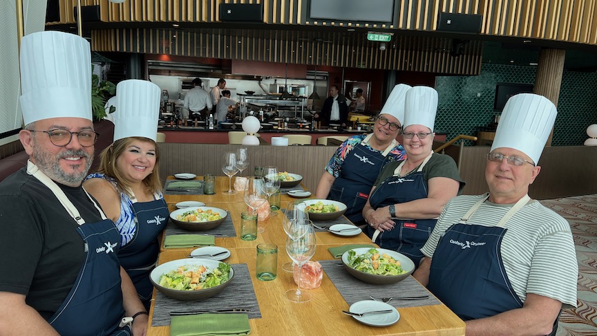 Group photo cooking class