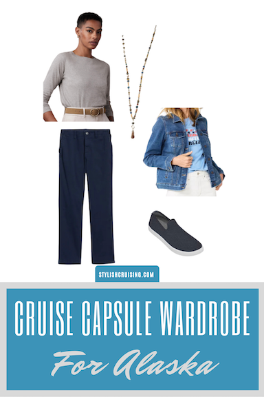 Pinterest pin Alaska Cruise Capsule Wardrobe 2