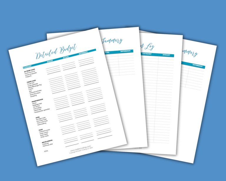 Budget and Save pages