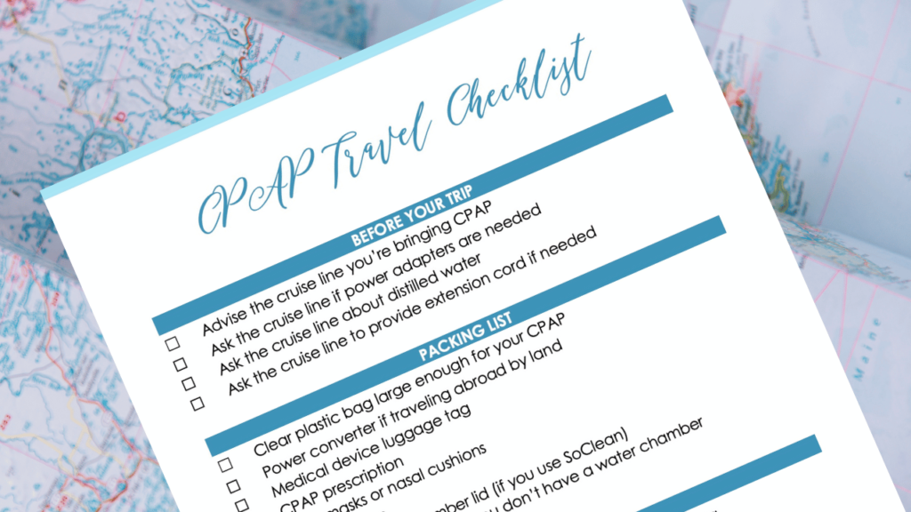 CPAP Travel Checklist image updated 2 1