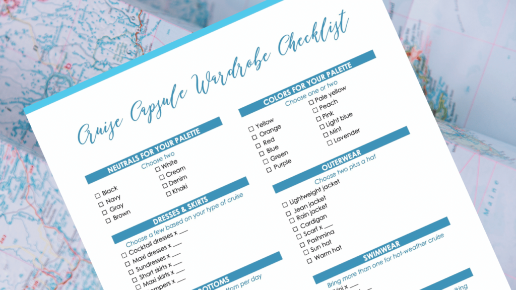 Cruise Capsule Wardrobe Checklist updated image 2