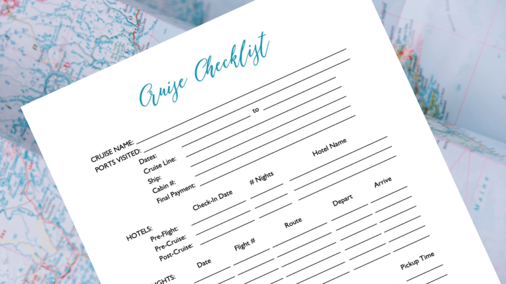 Cruise Checklist PDF image 2 1
