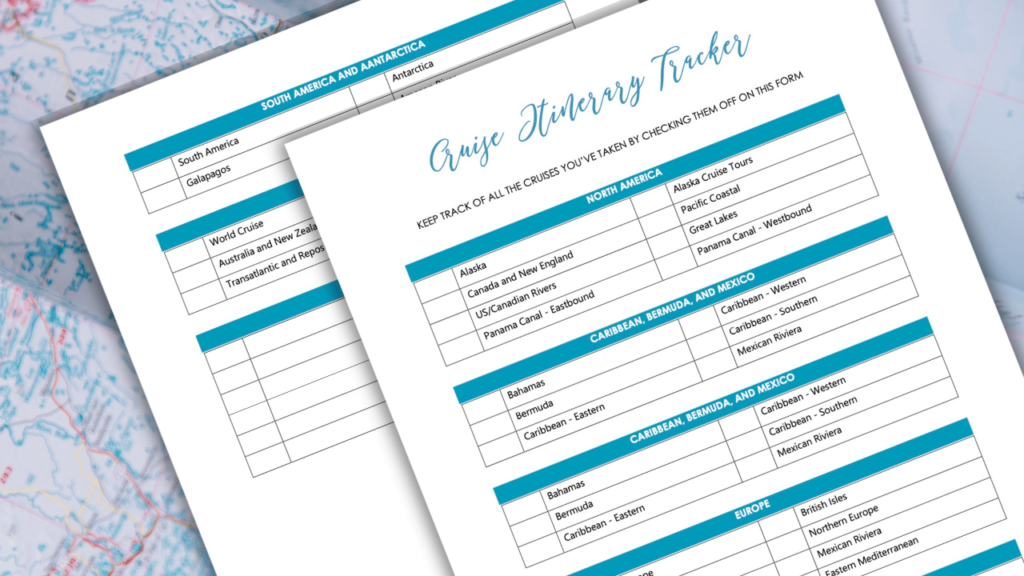 Cruise Itinerary Tracker Image 2