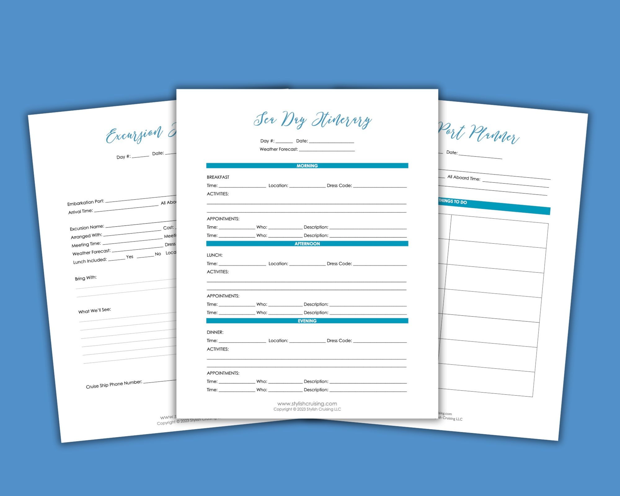 Day Planning pages