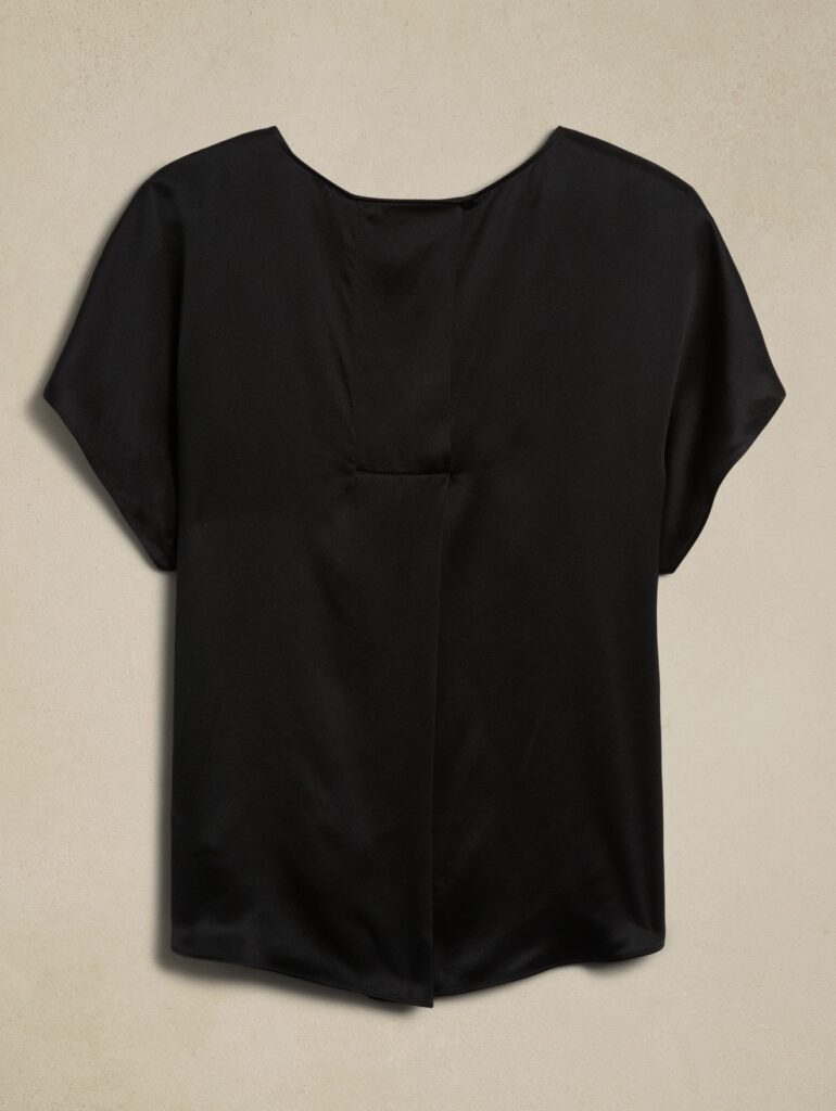 Silk dolman top
