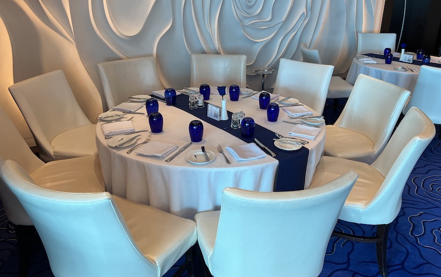 Solstice Blu large table