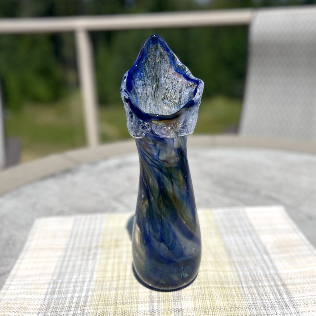 Solstice Hot Glass Class Myrons vase
