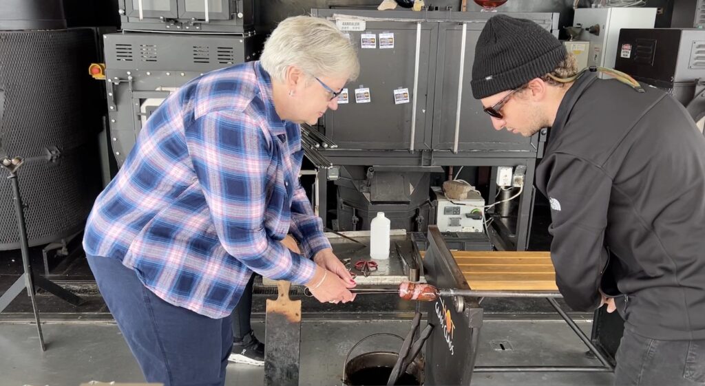 Solstice Hot Glass Class procedure 3