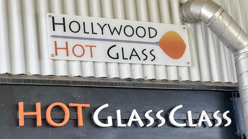 Solstice Hot Glass Class sign