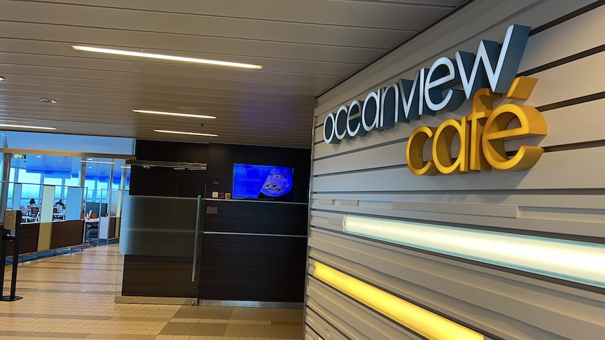 Solstice Oceanview Cafe entrance
