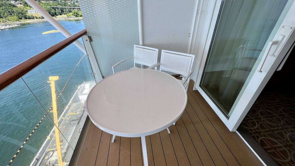 Solstice sky suite balcony 2