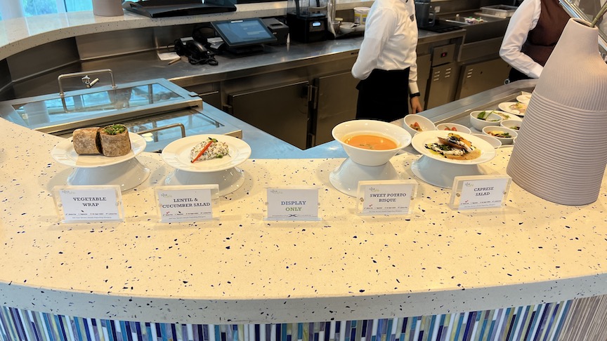 Solstice spa cafe offerings