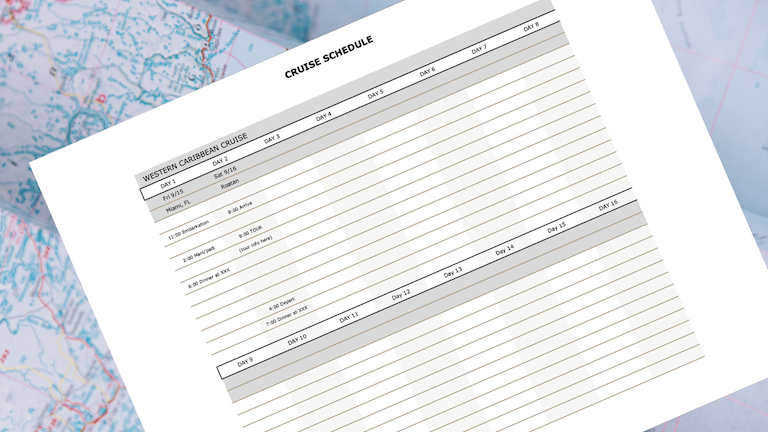 Two Week Cruise Schedule image 2