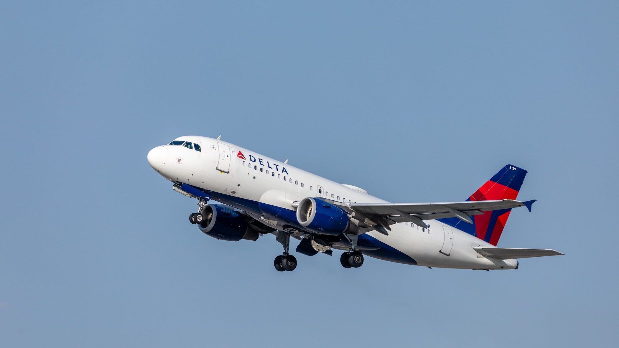 Delta Airline airplane in air