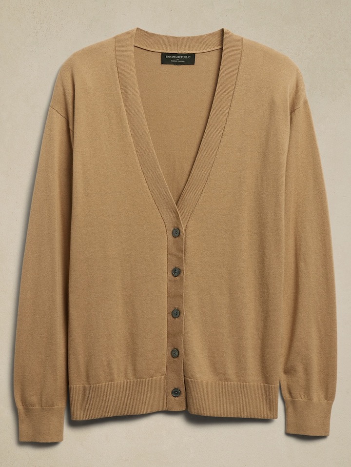 Camel cardigan