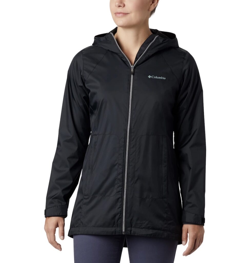 Lined rain jacket