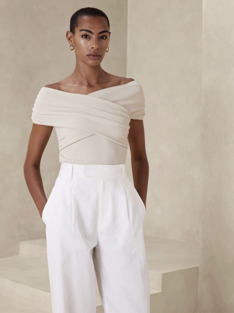 Ribbed knit top