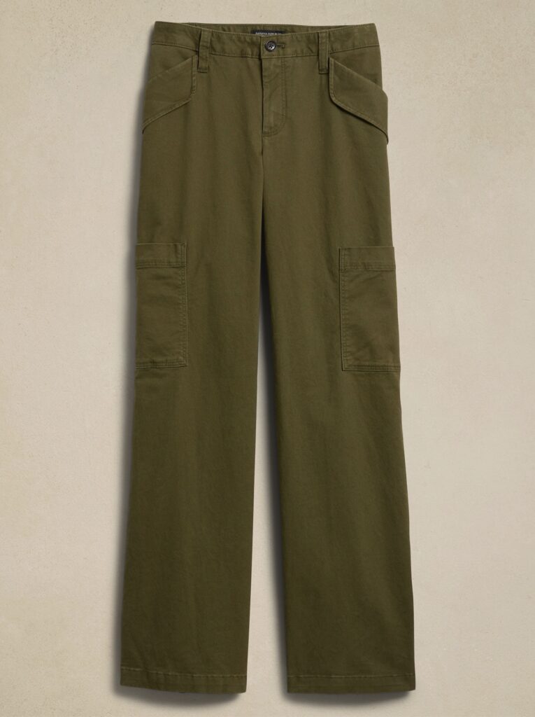 Wide leg cargo pant