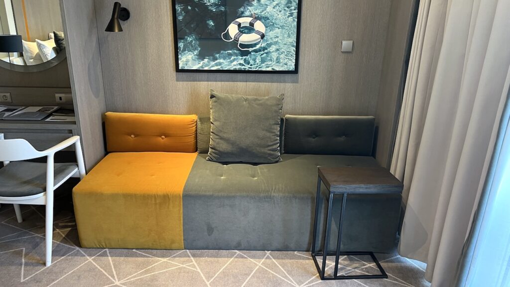 Sky Suite On Celebrity Millennium sofa