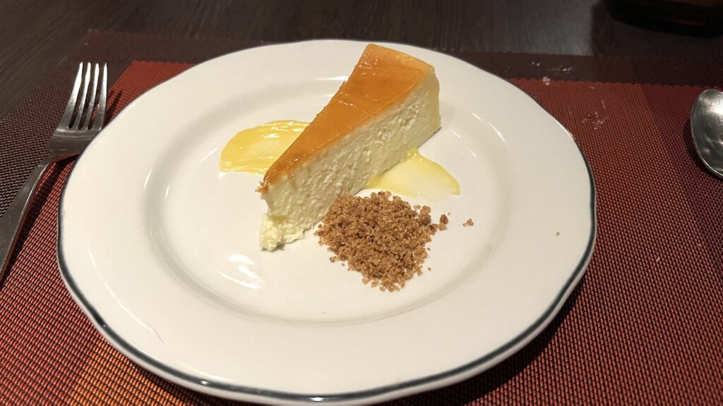 Tuscan Grille limoncello cheesecake